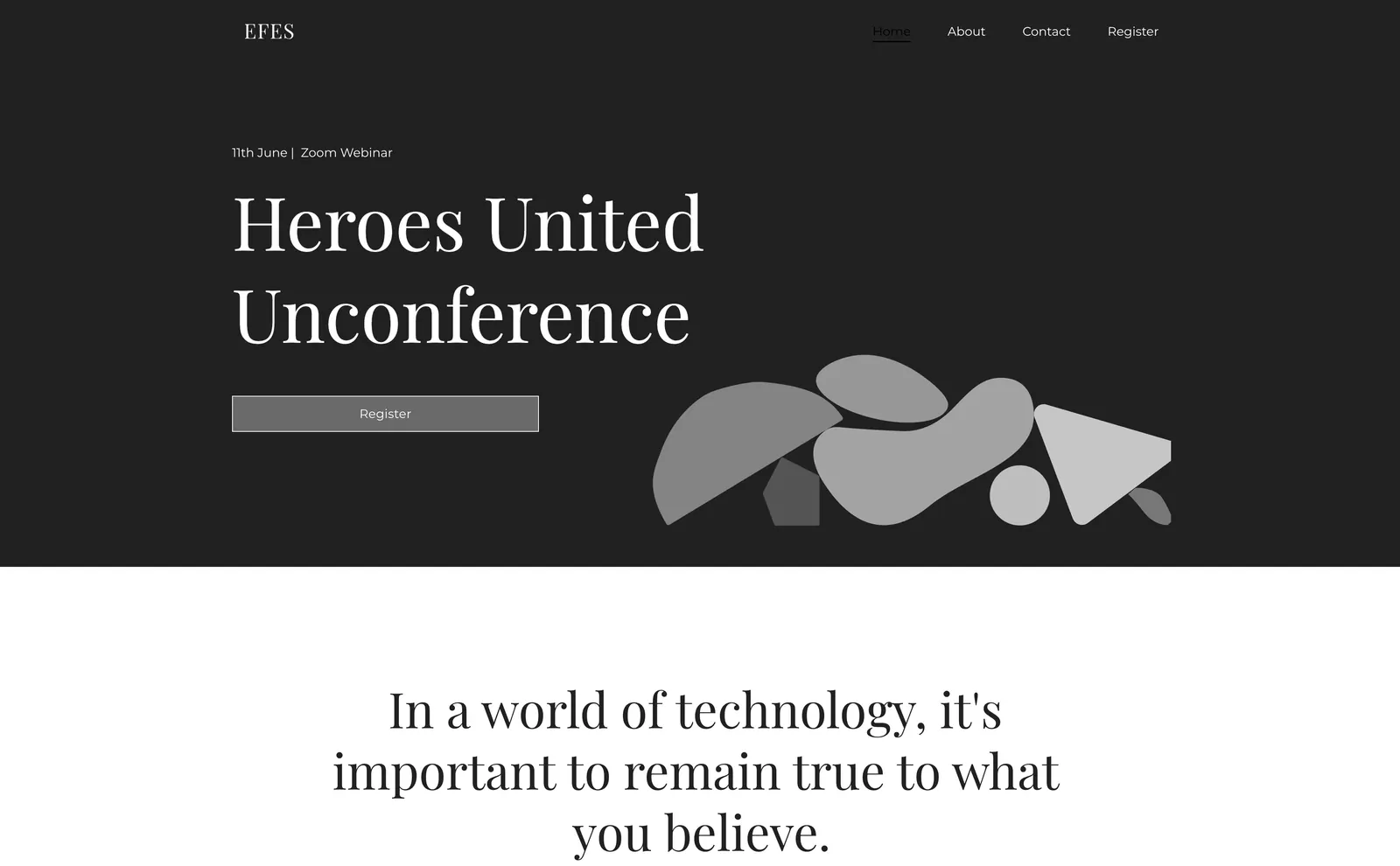 Website for Conferences template