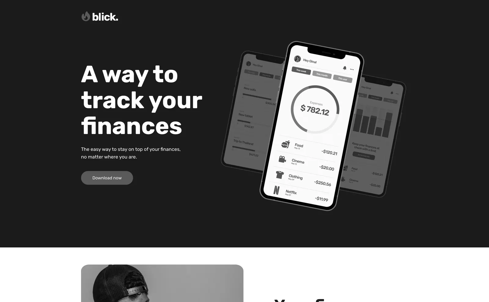 Landing Page to Promote your App template