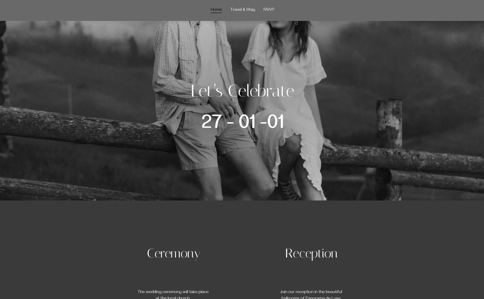 Website for Events template